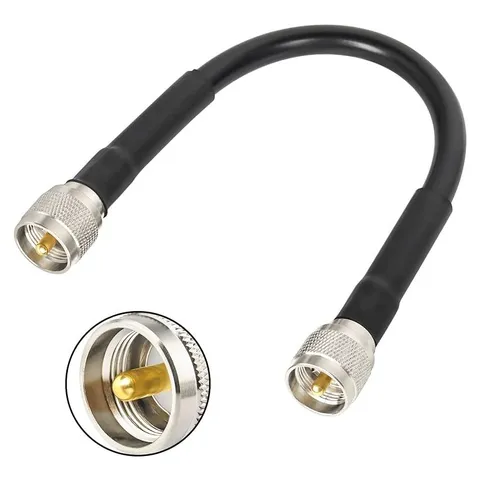MOOKEERF RG213 PL-259 to PL-259 Coax Cable