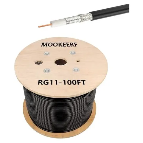 MOOKEERF RG11 Coax Cable (No Connectors)