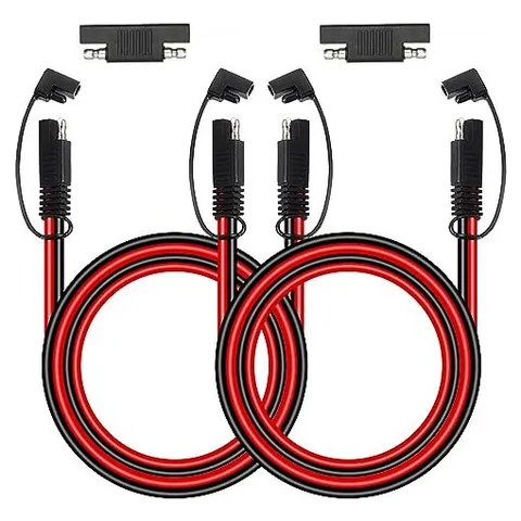 MOOKEERF SAE to SAE Extension Cable, with Polarity Adapter