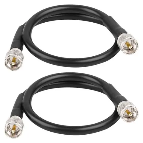MOOKEERF KMR400 PL-259 to PL-259 Coax Cable