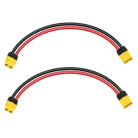 MOOKEERF 12 AWG XT60 Male to Female Extension Cable