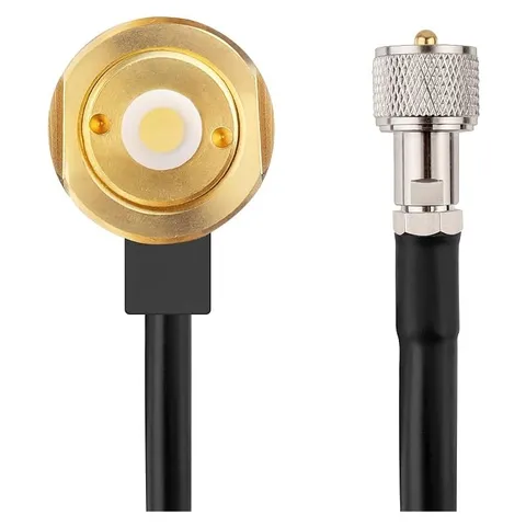 MOOKEERF RG58 NMO to PL-259 Antenna Cable (Black)