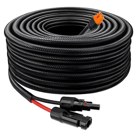 MOOKEERF 10 AWG Solar Connector to XT60i Cable, Flame-Retardant Sleeve