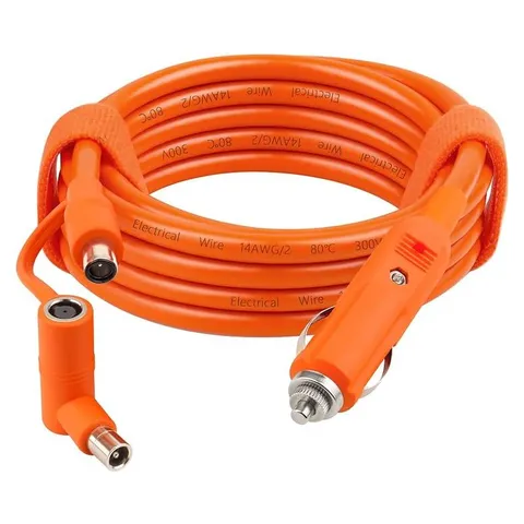 MOOKEERF 14 AWG 12V Car Plug to DC 8mm Car Charger Cable