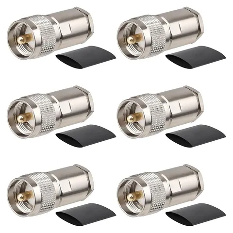 MOOKEERF PL-259 Clamp Connector for LMR400 / KMR400 / RG8 / RG213