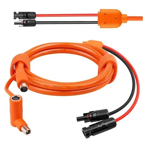 MOOKEERF 12 + 14 AWG Solar Connector to DC 8mm Cable