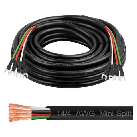 MOOKEERF 14/4 AWG Mini-Split Control Cable