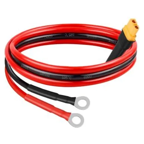 MOOKEERF 10 AWG XT60 Female to O-Ring Terminal Cable